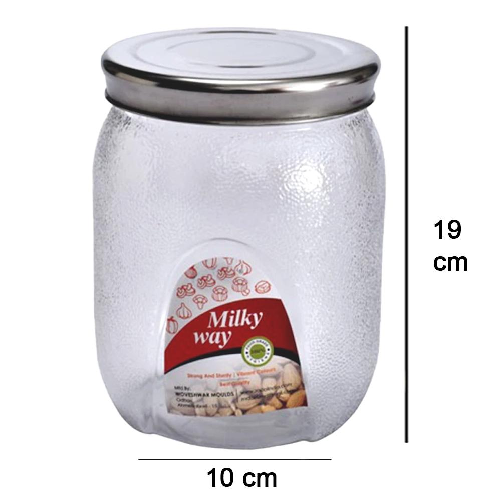 3677 Mason Jar with Airtight lids (2000 ml) - SkyShopy 3677 Mason Jar with Airtight lids (2000 ml) - SkyShopy
